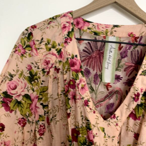 Aratta Silent Journey Softness Antique Rose Maxi Dress Womens Pink Medium - Picture 12 of 16